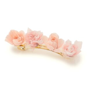 LIZ LISA Rose Tulle Barrette Pink