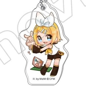 Vocaloid Acrylic Keychain Charm Collection: MaMi Ver. Rin