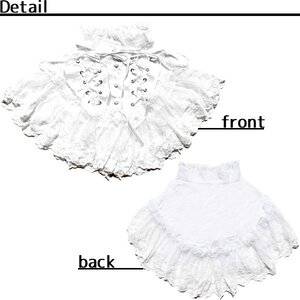ACDC RAG Mini Poncho White