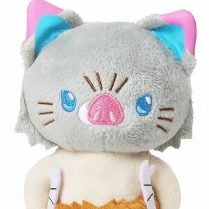 Kimetsu no Yaiba Cat Plush Keychain Collection Inosuke Hashibira