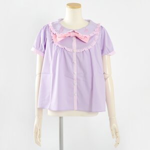KOKOkim Kimura U x Candy A Go Go! Collaboration Blouse Lavender M