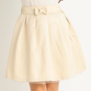 LIZ LISA Bow Tie Skirt White