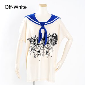 LISTEN FLAVOR Pirate Sailor Cutsew Shirt Off-White