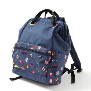 FLAPPER New York Embroidered Back Pack Navy