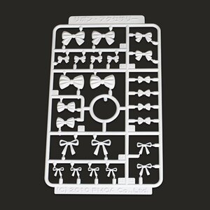 Ribbon Accessory 2 (White) Figure Modification Kit