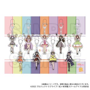 Love Live! Nijigasaki High School Idol Club Nijigasaki High School Store Official Memorial Item TV Animation Season 2 Vol. 2: Nijigaku Acrylic Keychain Set (Re-run)