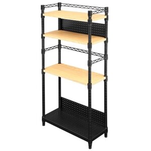 Bauhutte Desk Side Rack BHS-600SM Wood