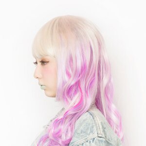LLL Princess Wave Long Vanilla＆Raspberry Wig