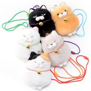 Hige Manjyu Plush Coin Pochettes Complete Set + Mini Plushie
