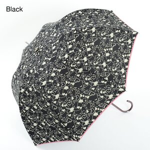Love Pooh-chan Umbrella (Rain/UV Protective) Black