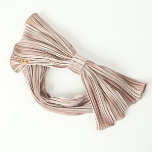 Honey Salon Pleated Headband Beige