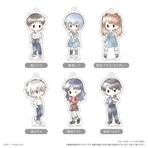 Neon Genesis Evangelion Retro Style Acrylic Keychain Box Set [Pre-order]