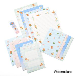 Rilakkuma’s Summer Vacation Letter Set Watermelons