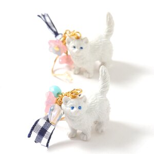 gargle Kitten Parade Earrings Blue