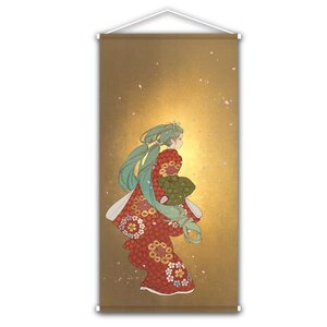 Beauty Looking Back Miku Tapestry