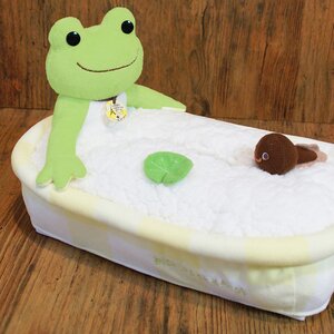 Pickles the Frog - Checkered Pickles Tissue Box Cover