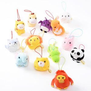 Puchimaru Daisuki Doubutsuen Plushies (Mascot Size) Complete Set + Mini Plushie