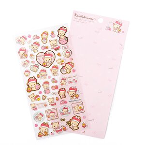 Minna Ichigo ni Naare Rilakkuma Stickers Pink