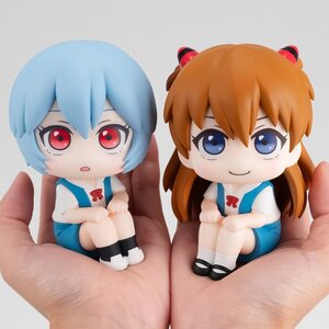 Look Up Series Evangelion: 3.0+1.0 Thrice Upon a Time Rei Ayanami & Asuka Shikinami Langley w/ Bonus Cushions