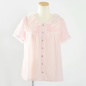 KOKOkim Angel Wing Blouse Pink L