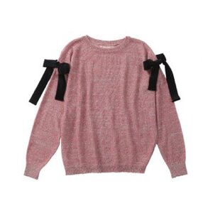 Honey Salon Lamé Knit Top Pink