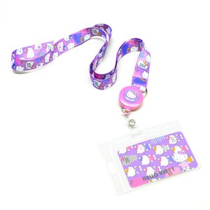 Hello Kitty Lavender Tone Key Leash ID Badge Reel [Pre-order]