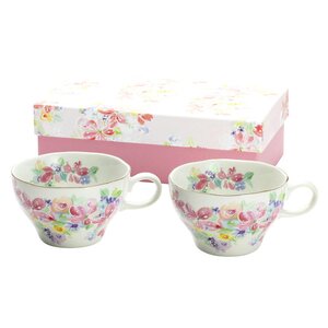 Hana Miyabi Mino Ware Soup Cup Set