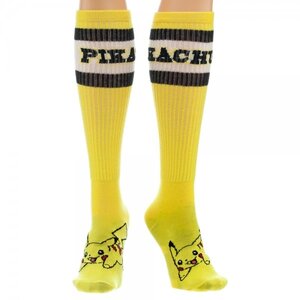 Pikachu Yellow Athletic Knee-High Socks | Pokémon