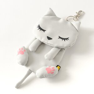 Pooh-chan Reel Pass Cases Gray