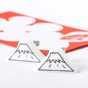 ApparE Japanese Motif Earrings Mt. Fuji