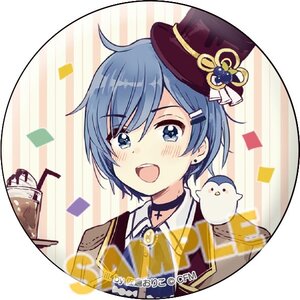 Vocaloid Sweets Tin Badge Collection Kaito