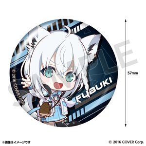 hololive GAMERS fes. Cho-Cho-Cho-Cho GAMERS Chibi Chara Button Badge Shirakami Fubuki