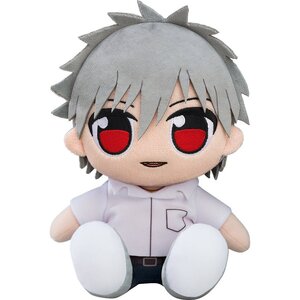 Rebuild of Evangelion Kuripan Plushie Rei Ayanami: Long (Long Hair: White Plugsuit) / Asuka Shikinami Langley (Jersey & Casquette Cap) / Kaworu Nagisa: School Uniform Ver. Kaworu Nagisa: School Uniform Ver. [Pre-order]