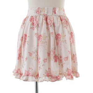 LIZ LISA Vintage Rose Skirt White