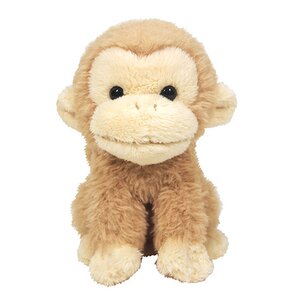 Fluffies Small Monkey Plushie Beige