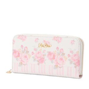 LIZ LISA Piano Rose Long Wallet Pink