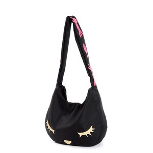 Playful Pooh-chan Shoulder Bag Black