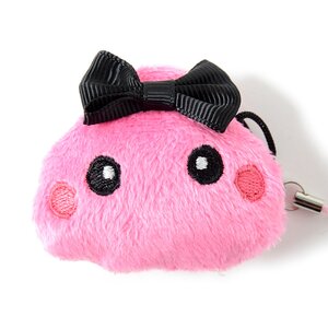 Pink Hoppe-chan Mini Plushie Strap