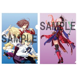 TYPE-MOON Ace Cover Illustration Clear File Folder Set Shiki & Arcueid & Saber, Musashi Miyamoto