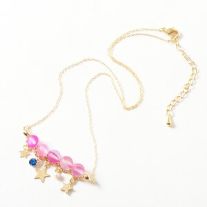 Magical Orbs & Stars Necklace Red