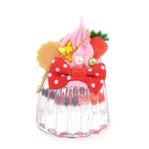 Zeitaku Sweets Crystal Jelly Keychain Mascot Berry Mix Jelly