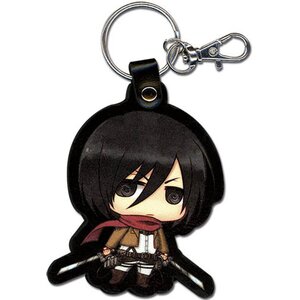 Attack on Titan SD Mikasa Keychain