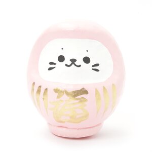 Sirotan Lucky Mini Daruma Peach