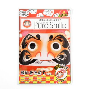 Pure Smile Good Luck!! Art Mask Daruma