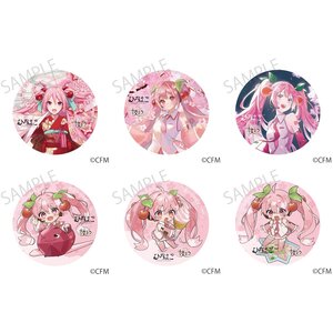 Sakura Miku x Hirohako 2024 Hologram Tradable Tin Badge Hakodate (1 Piece)