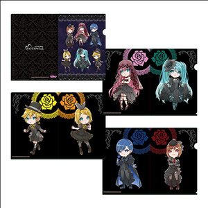 Hatsune Miku Vampire Fes Chibi Ver. A4-Size Clear File Set