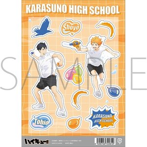 Haikyu!! Season 4 Clear Stickers Hinata & Kageyama