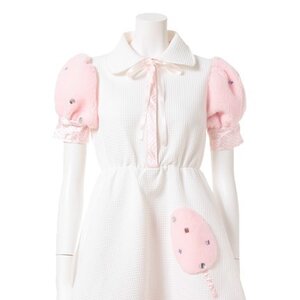 Swankiss Cotton Candy Dress White