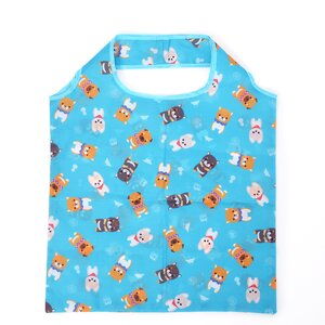 Mameshiba San Kyodai & Hige Manjyu Dog & Cat Eco Bag Mameshiba San Kyodai Pattern