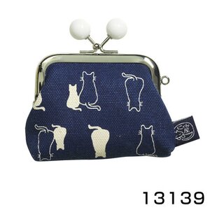 Cat Canvas 2.5 Change Purse Deep Blue